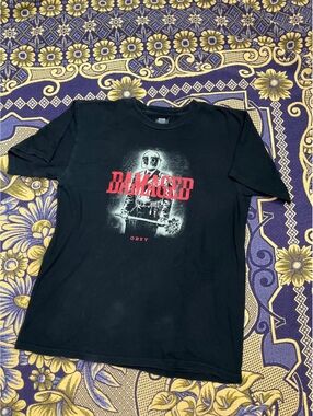 Obey Damaged Shepard Fairey 2017 Art Exhibit Tee